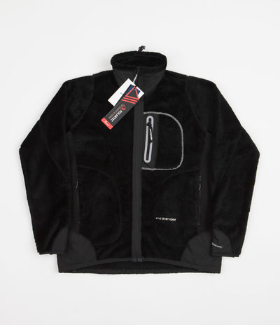 and wander High Loft Fleece in Black