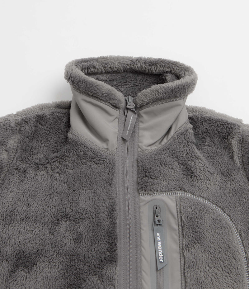 and wander High Loft Fleece Jacket - Dark Grey, view 14
