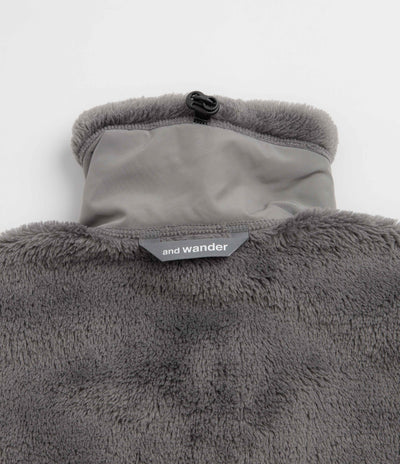 and wander High Loft Fleece Jacket - Dark Grey