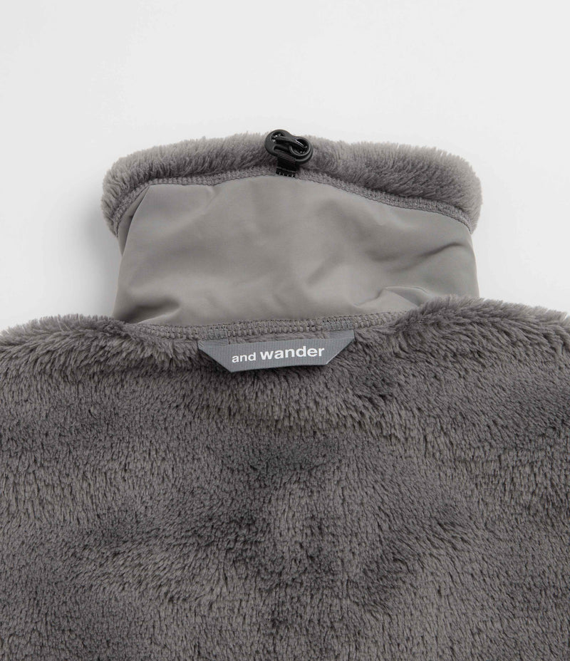 and wander High Loft Fleece Jacket - Dark Grey, view 17