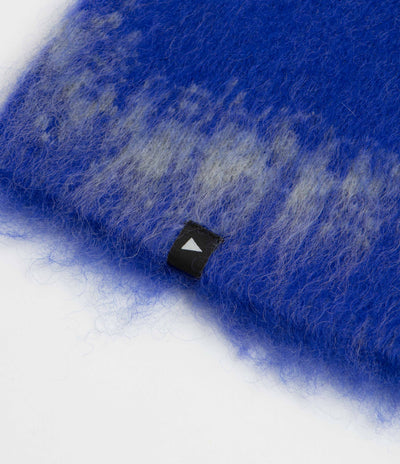 and wander Jacquard Shaggy Knit Beanie - Blue