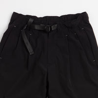 and wander Light Cloth Wide Pants - Black thumbnail