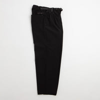 and wander Light Cloth Wide Pants - Black thumbnail