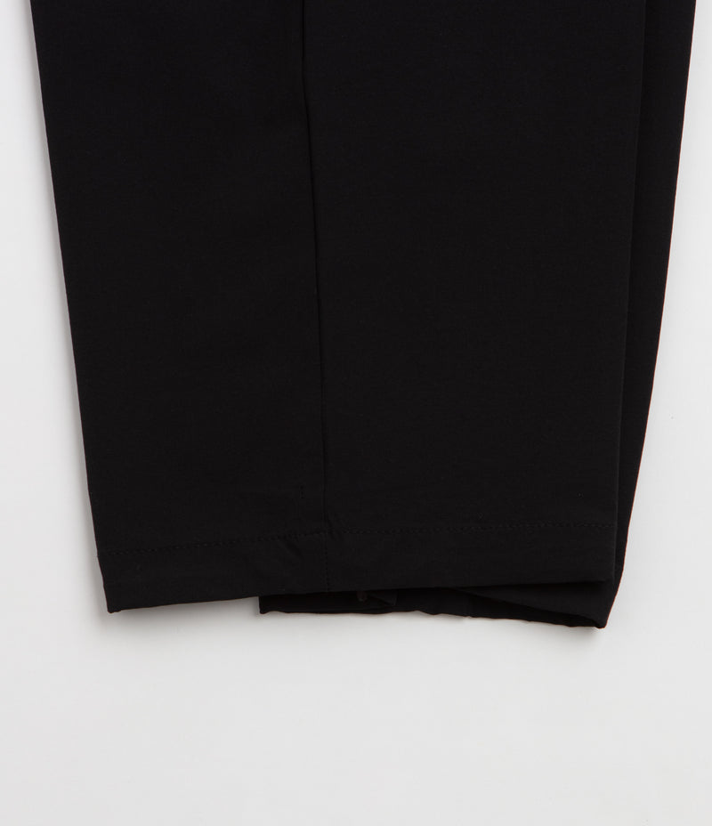 and wander Light Cloth Wide Pants - Black, view 17