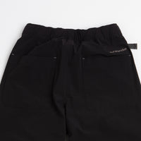 and wander Light Cloth Wide Pants - Black thumbnail