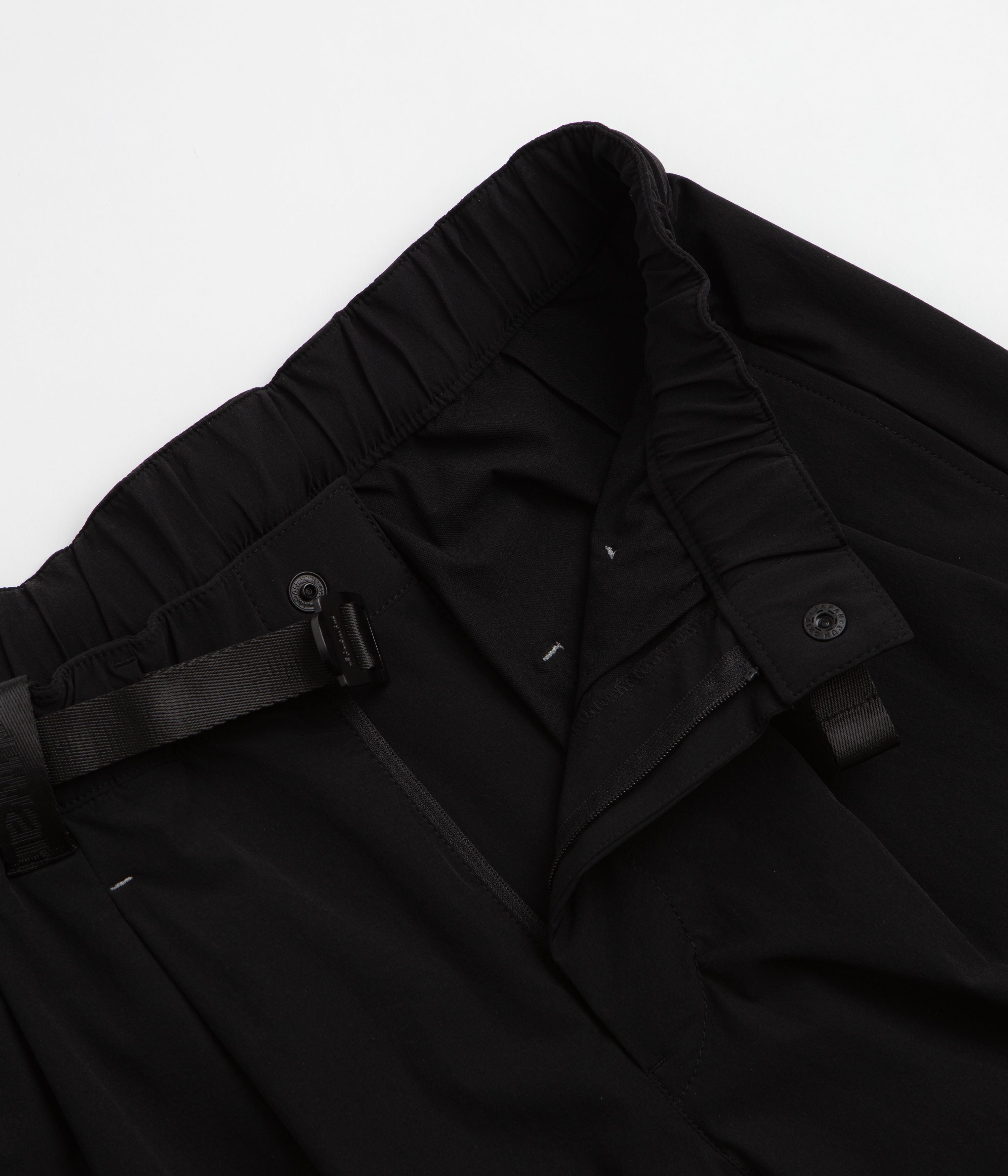 and wander Light Cloth Wide Pants - Black, view 40