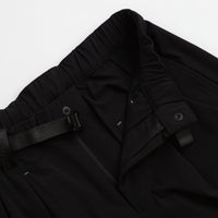 and wander Light Cloth Wide Pants - Black thumbnail