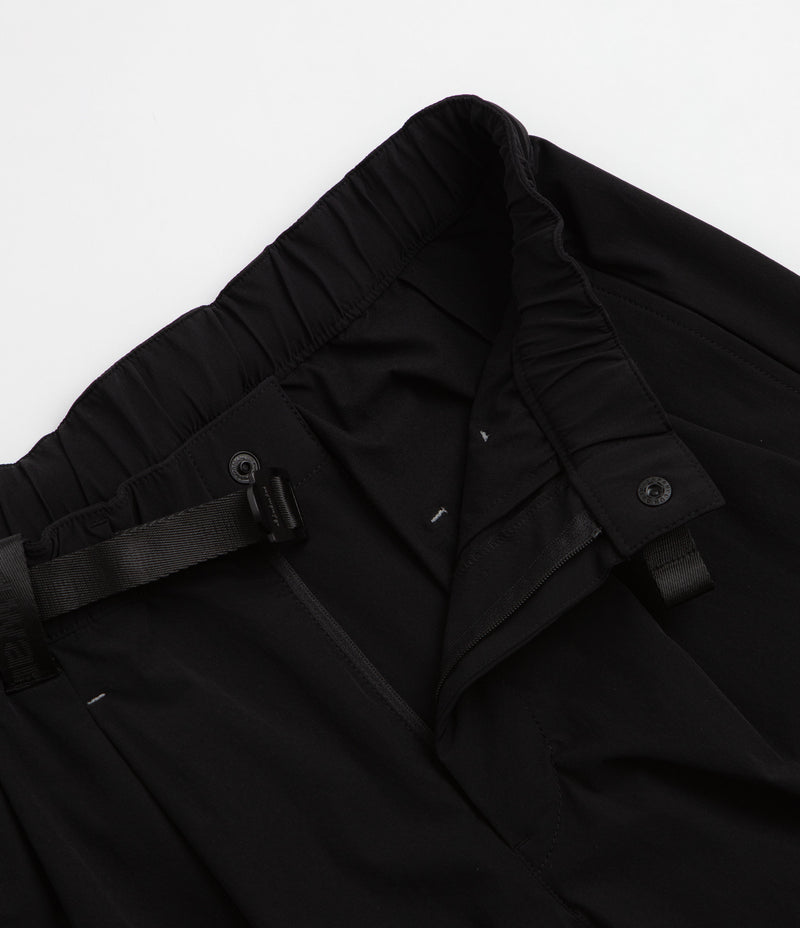 and wander Light Cloth Wide Pants - Black, view 26