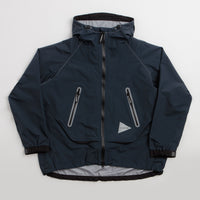 and wander Loose Fitting Rain Jacket - Dark Navy thumbnail