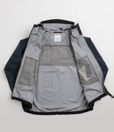 and wander Loose Fitting Rain Jacket - Dark Navy