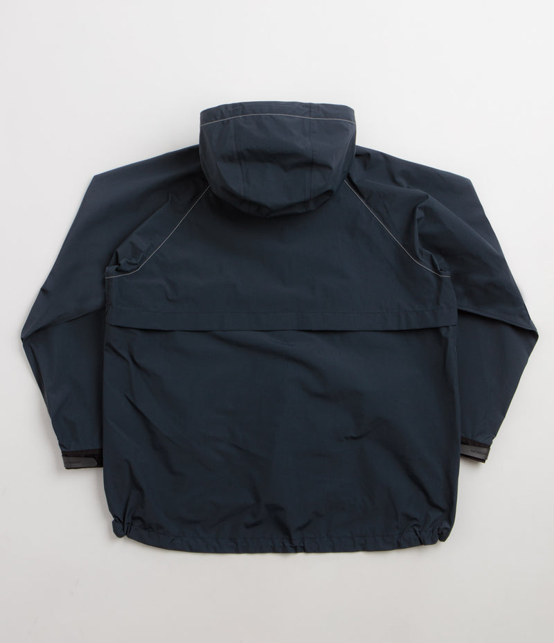 and wander Loose Fitting Rain Jacket - Dark Navy, view 13