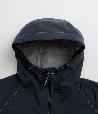 and wander Loose Fitting Rain Jacket - Dark Navy