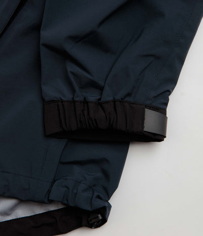 and wander Loose Fitting Rain Jacket - Dark Navy