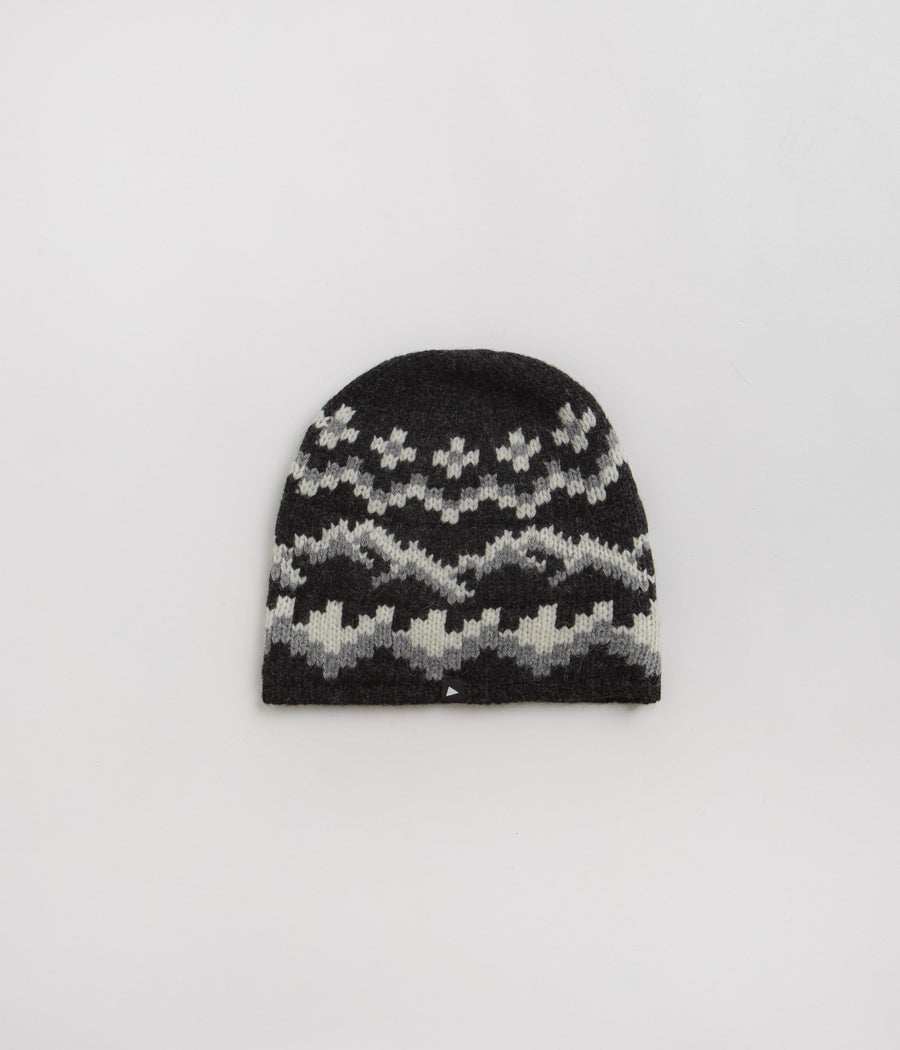 and wander Lopi Knit Beanie in Black
