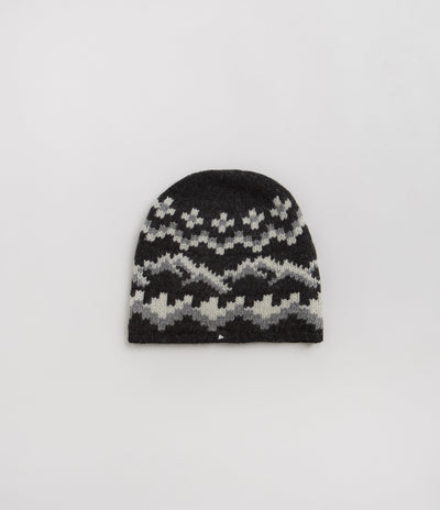 and wander Lopi Knit Beanie in Black