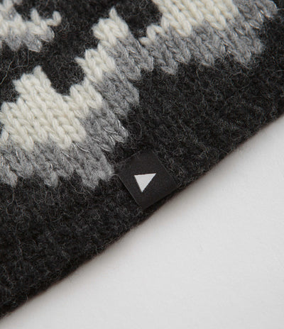and wander Lopi Knit Beanie in Black