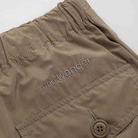 and wander Oversized Cargo Pants in Beige thumbnail