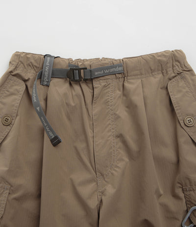 and wander Oversized Cargo Pants in Beige