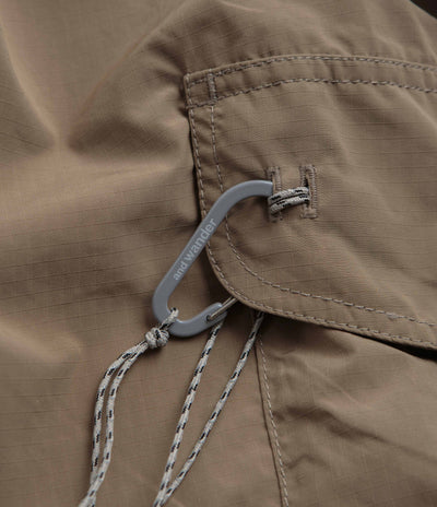 and wander Oversized Cargo Pants in Beige