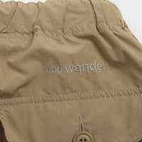 and wander Oversized Cargo Pants in Beige thumbnail