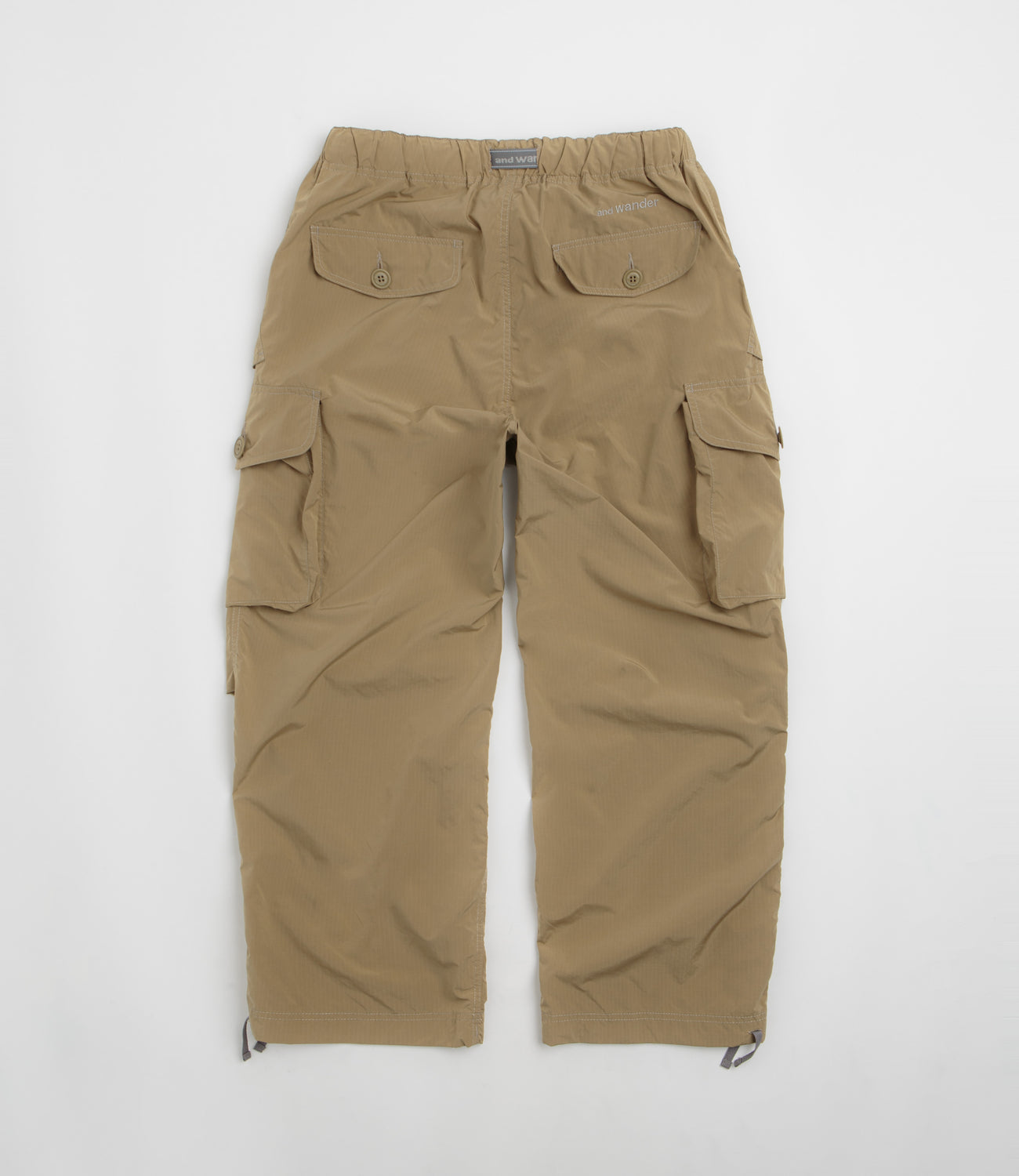 and wander Oversized Cargo Pants - Beige | Flatspot