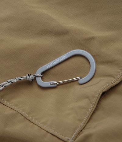 and wander Oversized Cargo Pants in Beige