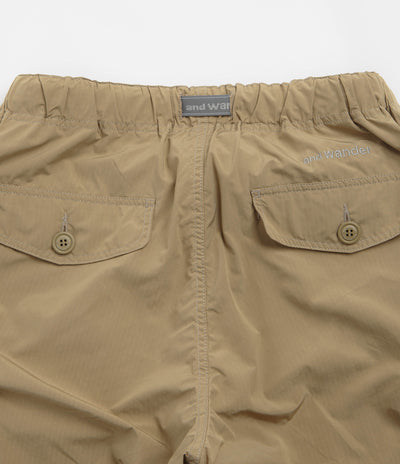 and wander Oversized Cargo Pants in Beige