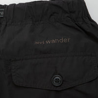 and wander Oversized Cargo Pants in Black thumbnail