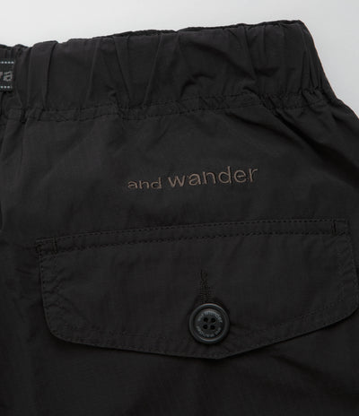 and wander Oversized Cargo Pants in Black