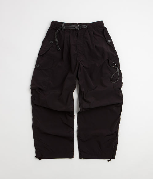 and wander Oversized Cargo Pants - Black