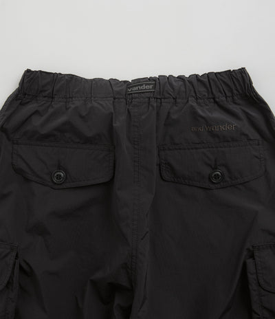 and wander Oversized Cargo Pants in Black