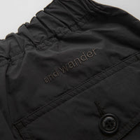 and wander Oversized Cargo Pants in Black thumbnail
