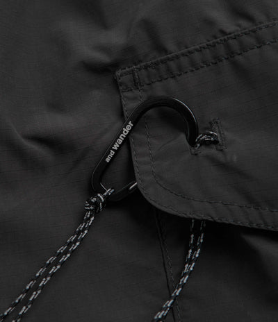 and wander Oversized Cargo Pants in Charcoal