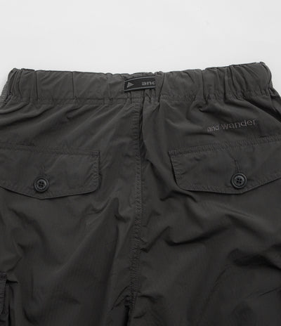 and wander Oversized Cargo Pants in Charcoal