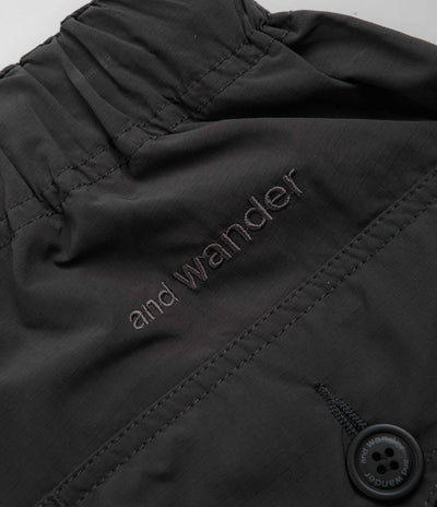 and wander Oversized Cargo Pants in Charcoal