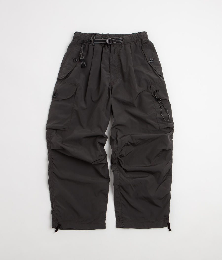 and wander Oversized Cargo Pants in Charcoal