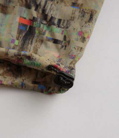 and wander Pertex Printed Wind T-Shirt in Beige