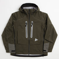 and wander Pertex Shield Rain Jacket - Khaki thumbnail