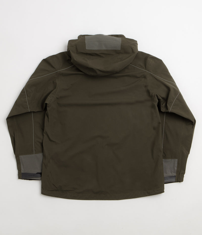and wander Pertex Shield Rain Jacket - Khaki, view 14