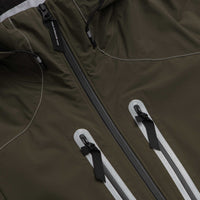 and wander Pertex Shield Rain Jacket - Khaki thumbnail