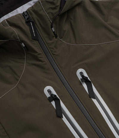 and wander Pertex Shield Rain Jacket - Khaki