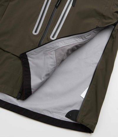 and wander Pertex Shield Rain Jacket - Khaki