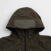 and wander Pertex Shield Rain Jacket - Khaki thumbnail