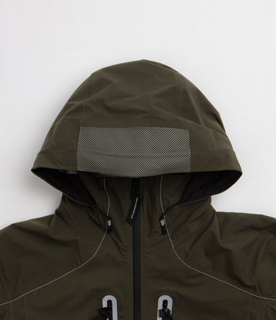 and wander Pertex Shield Rain Jacket - Khaki