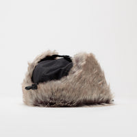 and wander Rainproof Ear Flap Cap - Black thumbnail