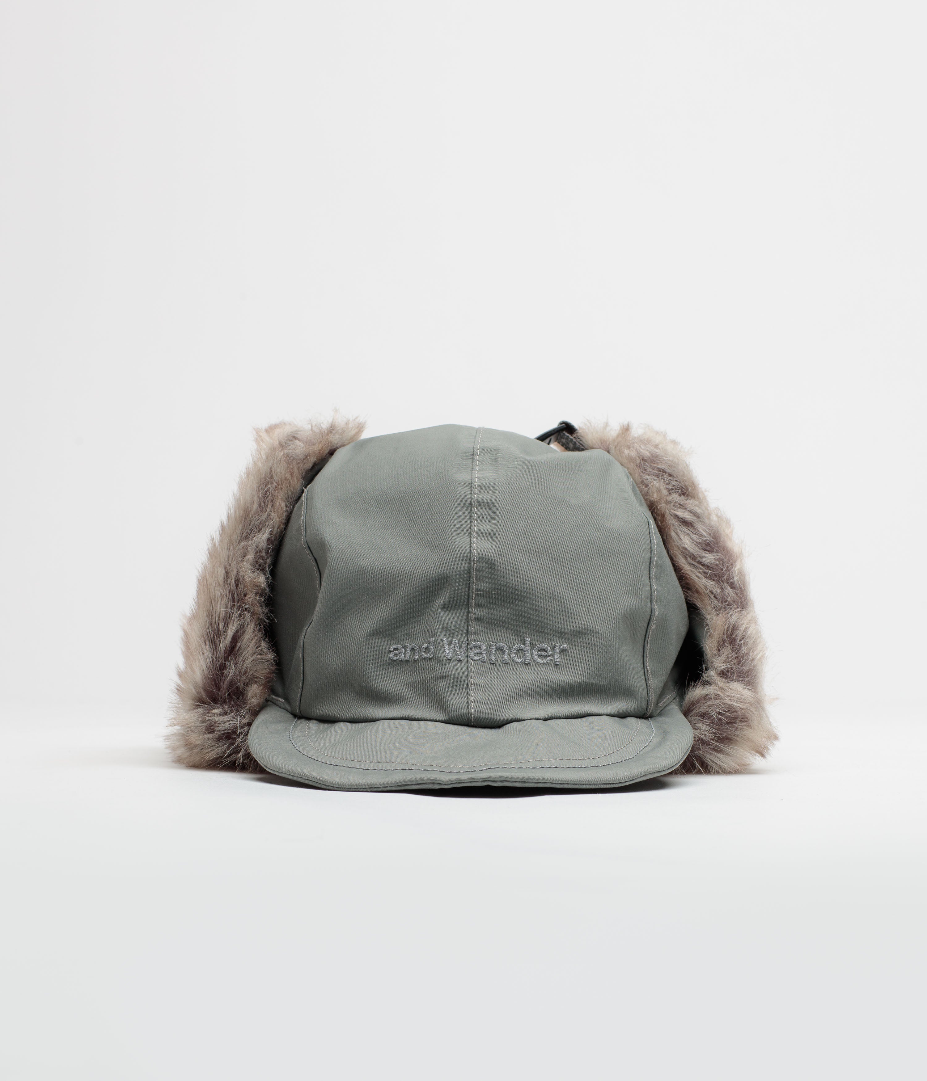 and wander Rainproof Ear Flap Cap - Light Grey, view 24