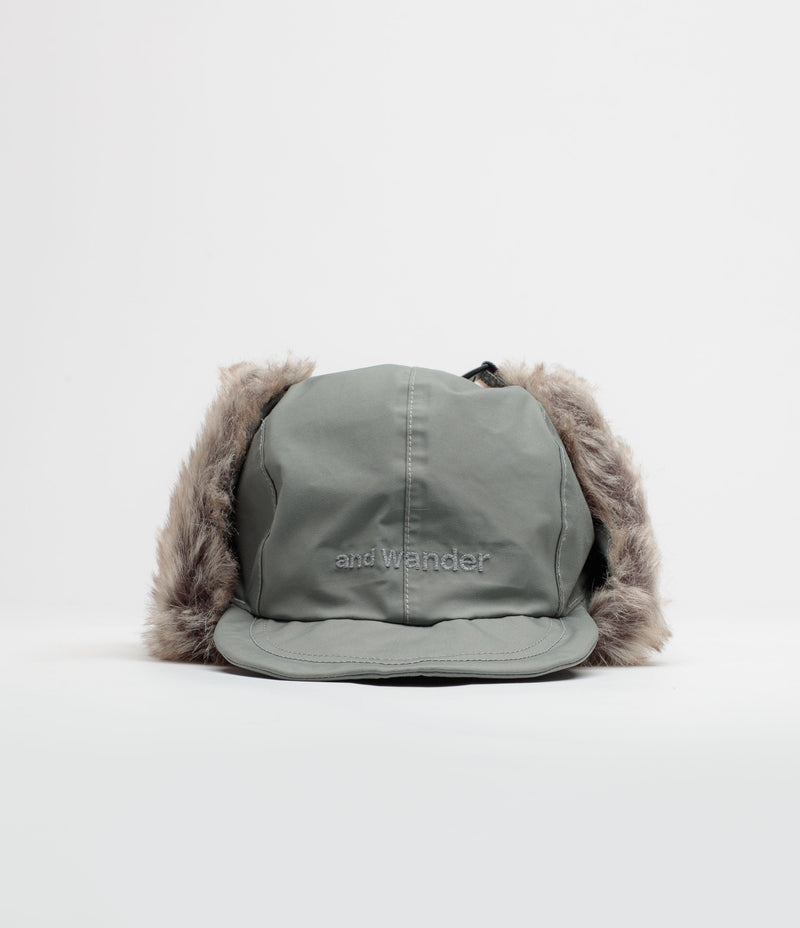 and wander Rainproof Ear Flap Cap - Light Grey, view 12