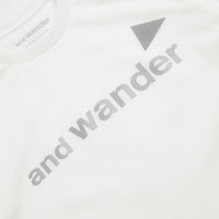 and wander Ref T-Shirt - White thumbnail