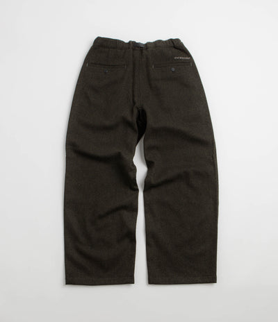 and wander Rewool Tweed Wide Pants - Khaki