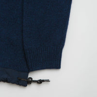 and wander Shetland Wool Sweatshirt in Blue thumbnail